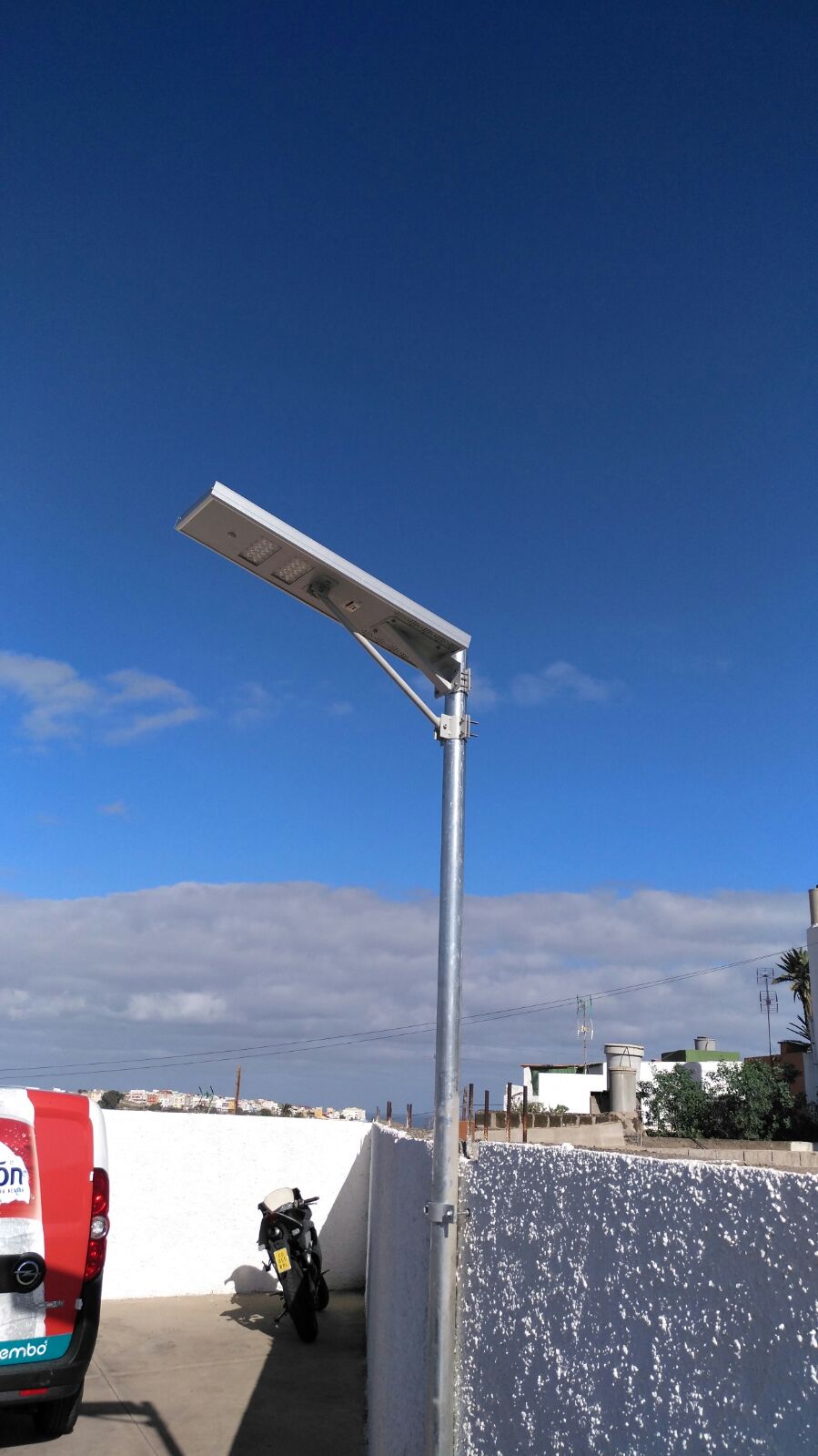 Iluminación solar LED en Canarias