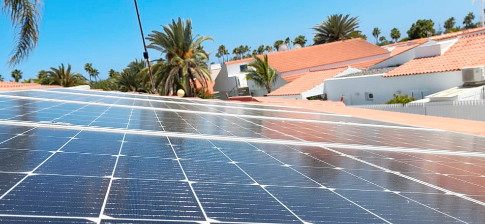 Paneles solares en Maspalomas Gran Canaria