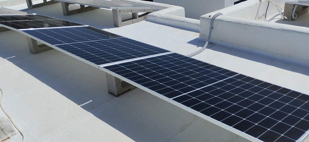 Instalación fotovoltaica en Urbanización La Suerte, Las Palmas